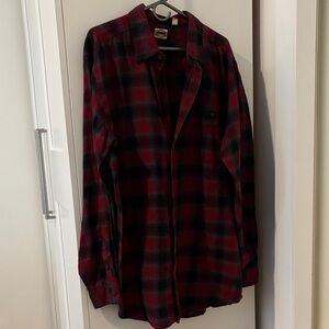 DAMGOOD Supply Co Men’s XL Flannel/Plaid Shirt, Excellent Condition! 100% Cotton